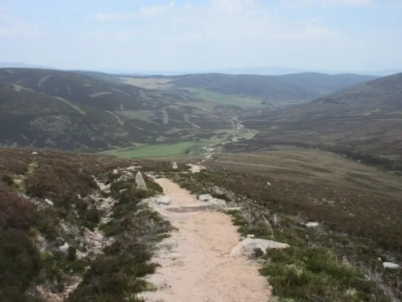 NO4088 : Coming down Mount Keen